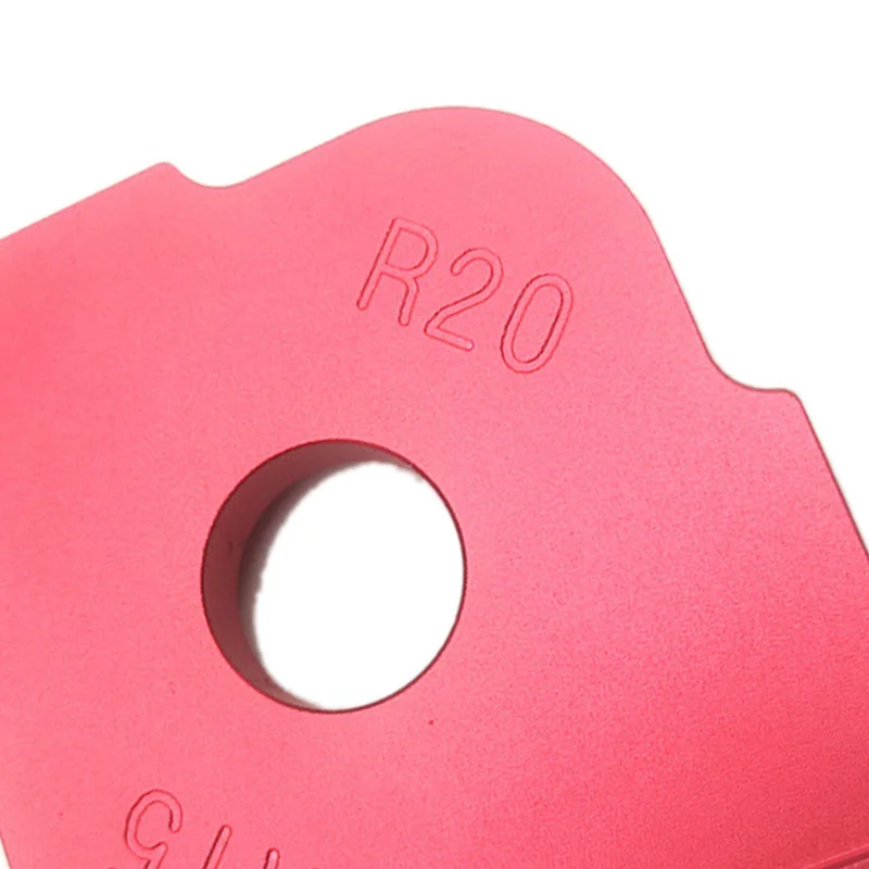 Деревообработка обрезки радиус джиг маршрутизатор шаблоны алюминиевый сплав