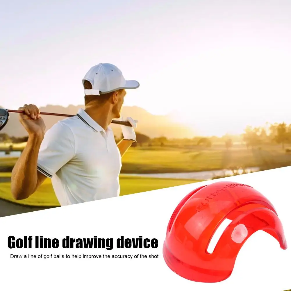 

Устройство для рисования гольфовых мячей, Линейный Маркер из АБС-пластика для набросков для игры в гольф, Повышенная точность набросков, то...