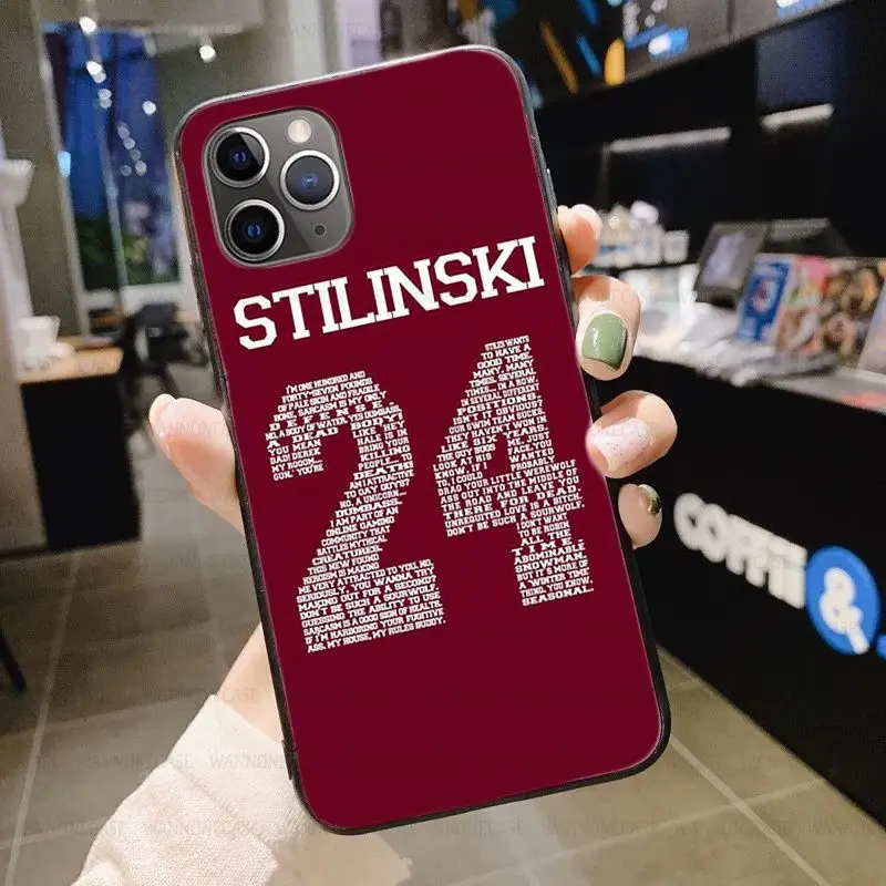 Аксессуары для телефона чехол iphone 11Pro 5s 6s 7 8plus x xs xr xsmax coque Teen Wolf Stilinski 24 McCALL 11 LAHEY 14