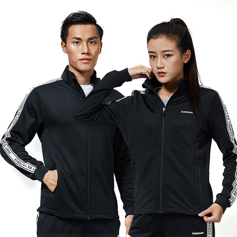 

Kawasaki Men's Running Jacket Shirt Fitness Long Sleeve Training Jersey Yoga Sports Coat Jogging Jackets zipper JK-R1810