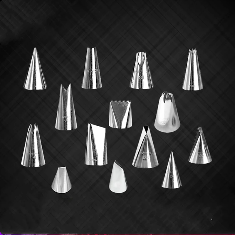 Вильтон Нержавеющая сталь 8 зубов насадка крем торт украшение для печенья сопла