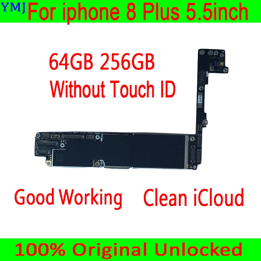 100% разблокированная материнская плата icould для Iphone 8 PLUS без ремонта Touch ID