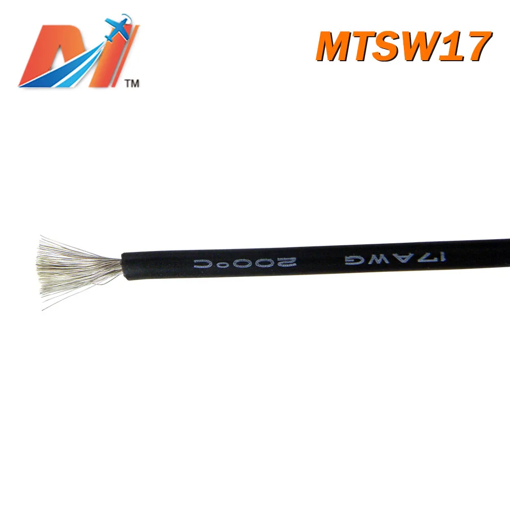 Распродажа силиконовых проводов Maytech AWG17 черного цвета (1 метр)|Силовая установка|