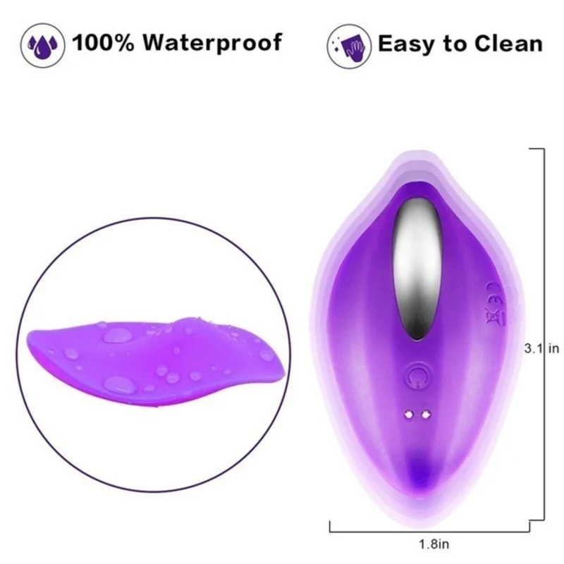 Пригодные для носки трусики вибратор с беспроводным пультом дистанционного