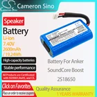 Аккумулятор CameronSino для Anker SoundCore Boost, подходит для Anker 2S18650, аккумулятор для динамика 2600 мАч7,40 Втч, в, литий-ионный синий