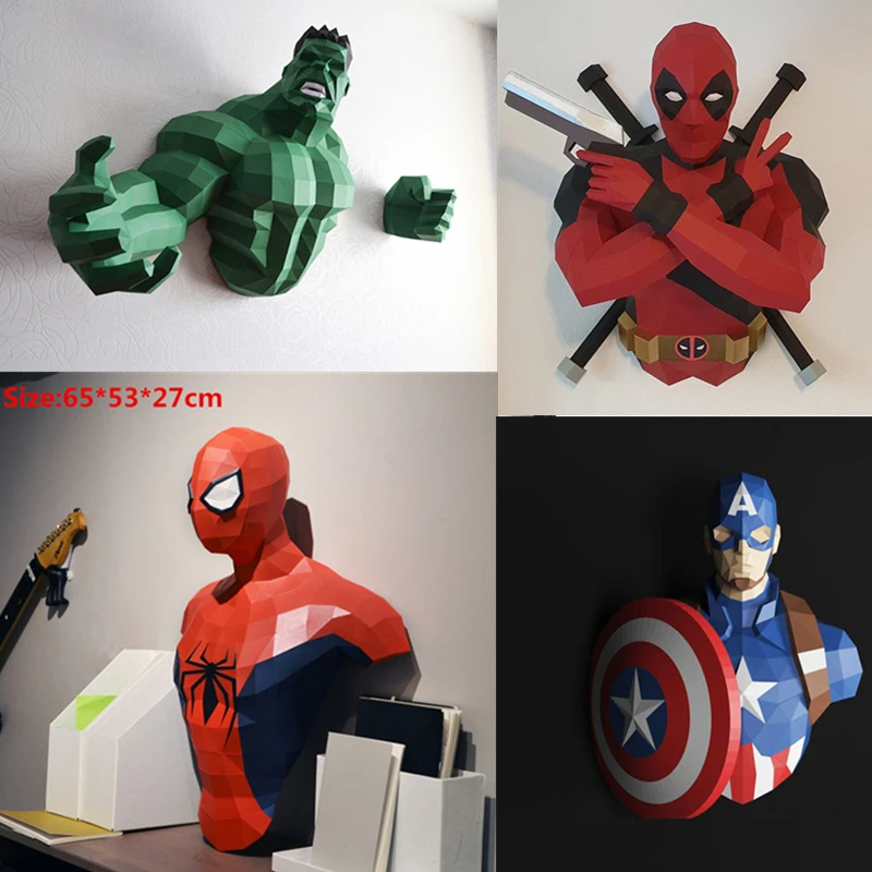 Доктор баннер 3D Бумажные модели бумажное моделирование ручной работы