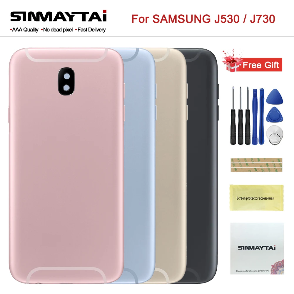 Новый чехол с полным покрытием корпуса J530 J730 для Samsung Galaxy J5 J7 2017 передняя средняя
