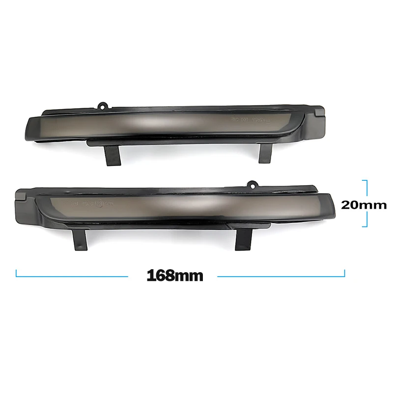 

For Skoda Haorui Rearview Mirror Streamer Lights LED Dynamic Side Turn Signal Light Blinker Indicator Smoked Shell