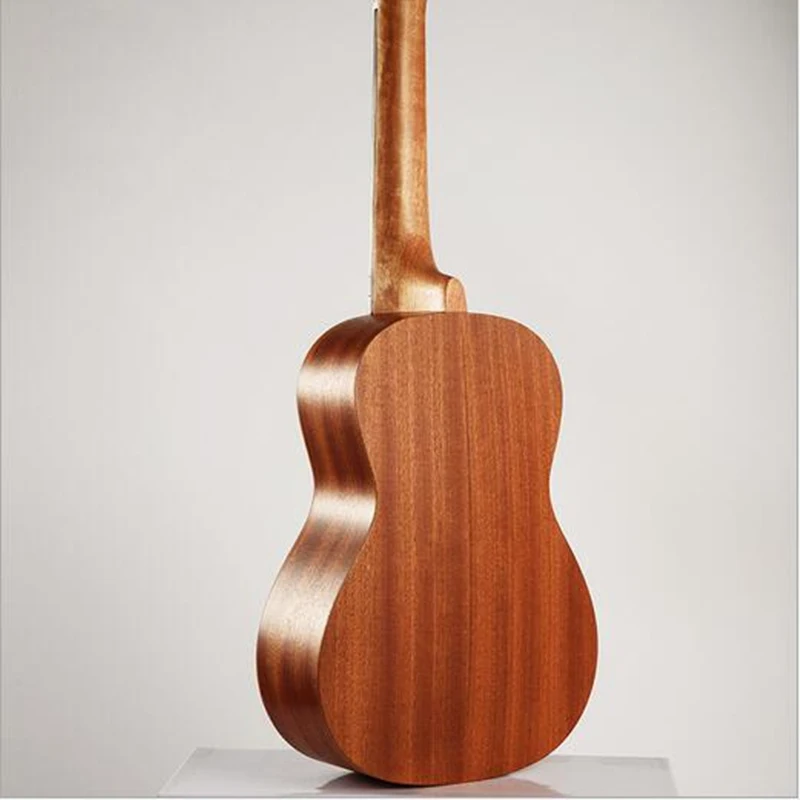 

21 Inch Ukulele Soprano Beginner Ukulele Guitar Ukulele Mahogany Neck Delicate Tuning Peg 4 Strings Wood Ukulele