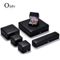 oirlv ring box earring box necklace box bracelet box jewelry set box jewelry storage box small snap button box pu leather