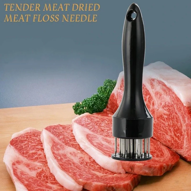 

Profession Meat Needle Stainless Steel Kitchen Tools Cooking Accessories Gadget Steak Pork Chops Loose Household Meat Hammer