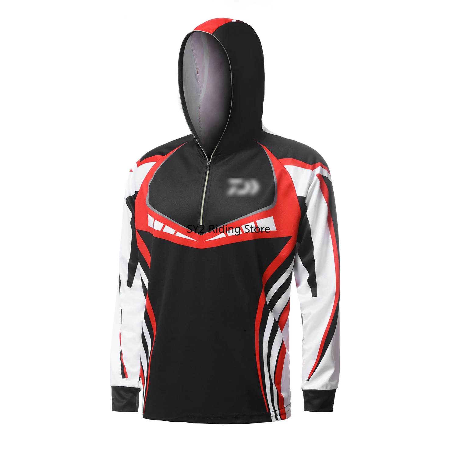 2021 Daiwa Fishing Shirts Fishing Clothing Men DAIWA Fishing Shirts long Sleeve Breathable Quick Dry Hooded Fishing Clothes