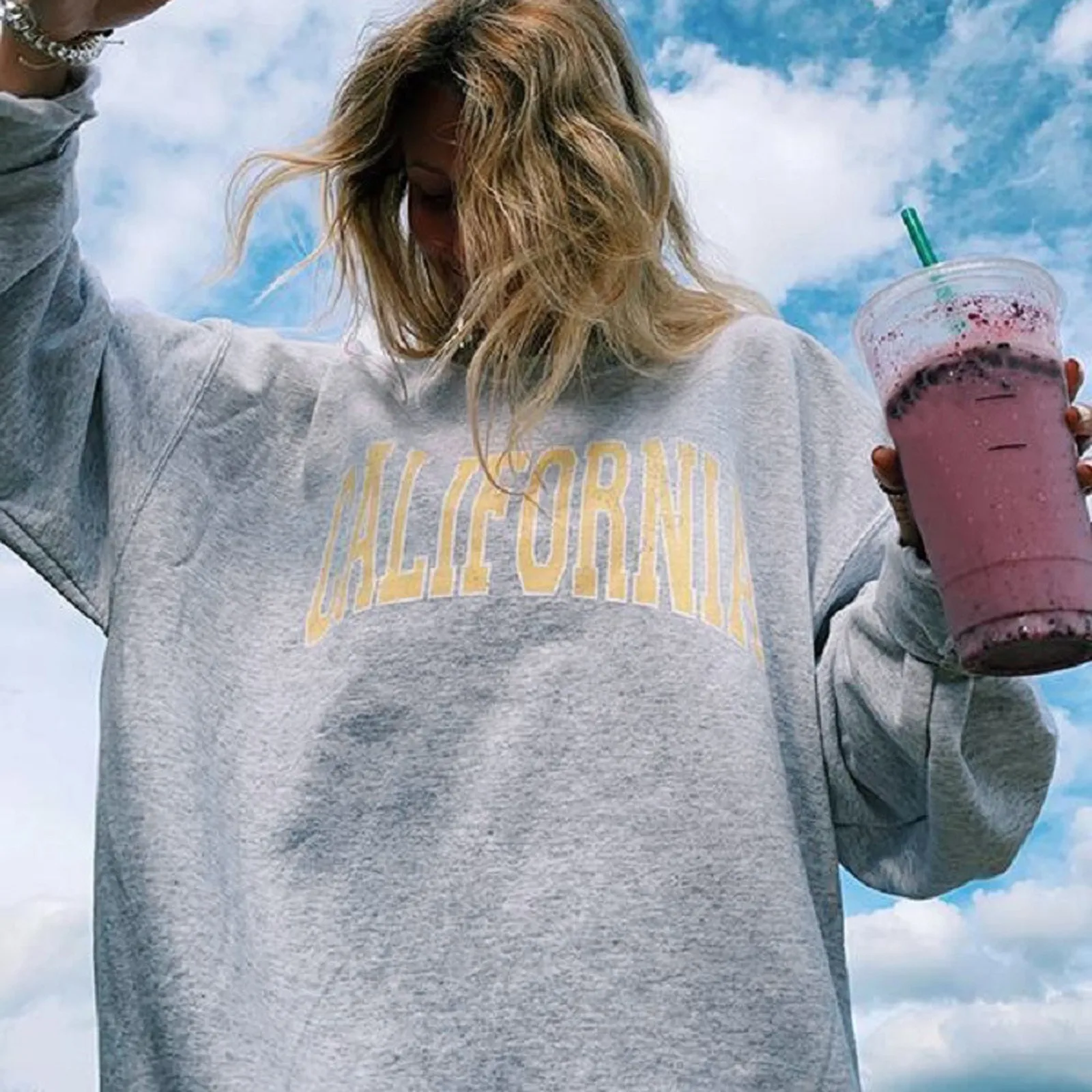 58# Ladies 2021 Spring Autumn O-neck Pullover Women Korean Loose Clothes Sweatshirt Vintage Oversized Harajuku Korean Hoodie