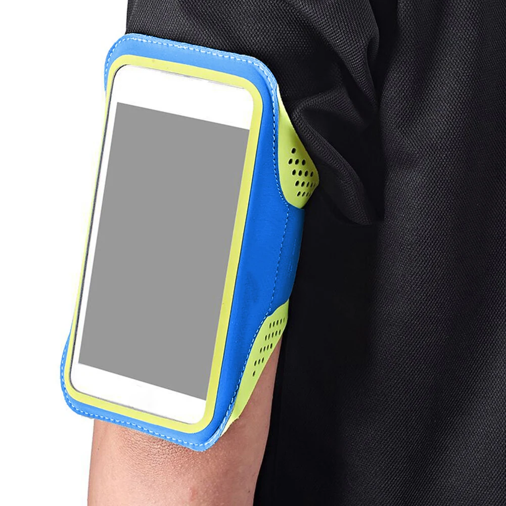 

Outdoor Sports Mobile Phone Holder Arm Bag Running Waterproof Touch Screen Phone Arm Case with Adhesive Sticker