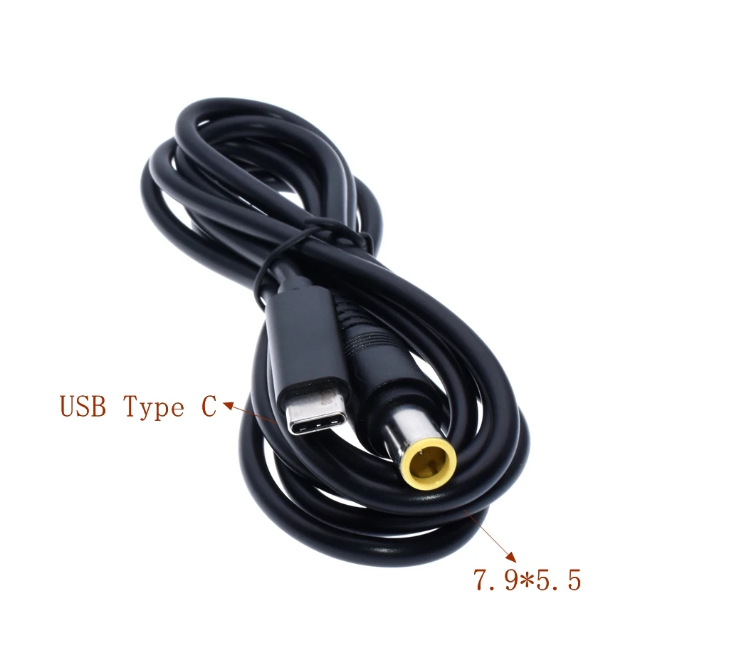 Usb type C PD зарядный кабель шнур для lenovo Thinkpad E420 E430 T61 Z60T T60 T420 T430 T500 ноутбук зарядное