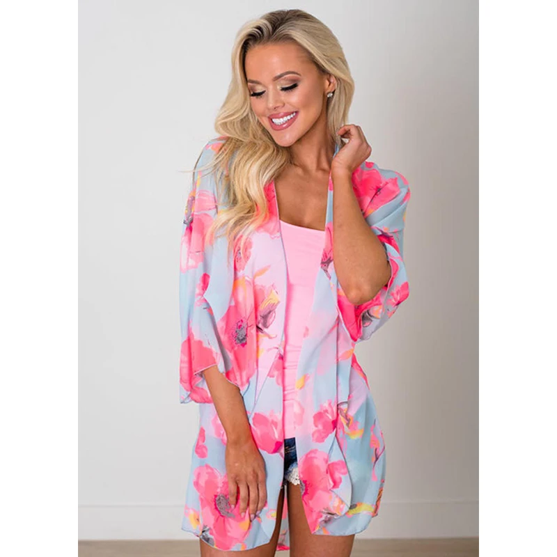 2019 накидки с богемным принтом сексуальное летнее пляжное платье хлопковая