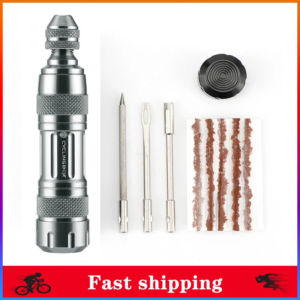 

Bicycle Repair Tool Tire Repair Kit Rubber Strip Bike Repair Tool Bicycle Tire Repair Drill For MTB Cycling Bike Accessories