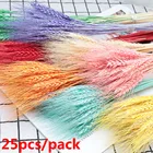 25 шт.компл. цветные натуральные сухие цветы Пшенично стеблей растений трава букеты съемки реквизит дом украшения для самодельного изготовления