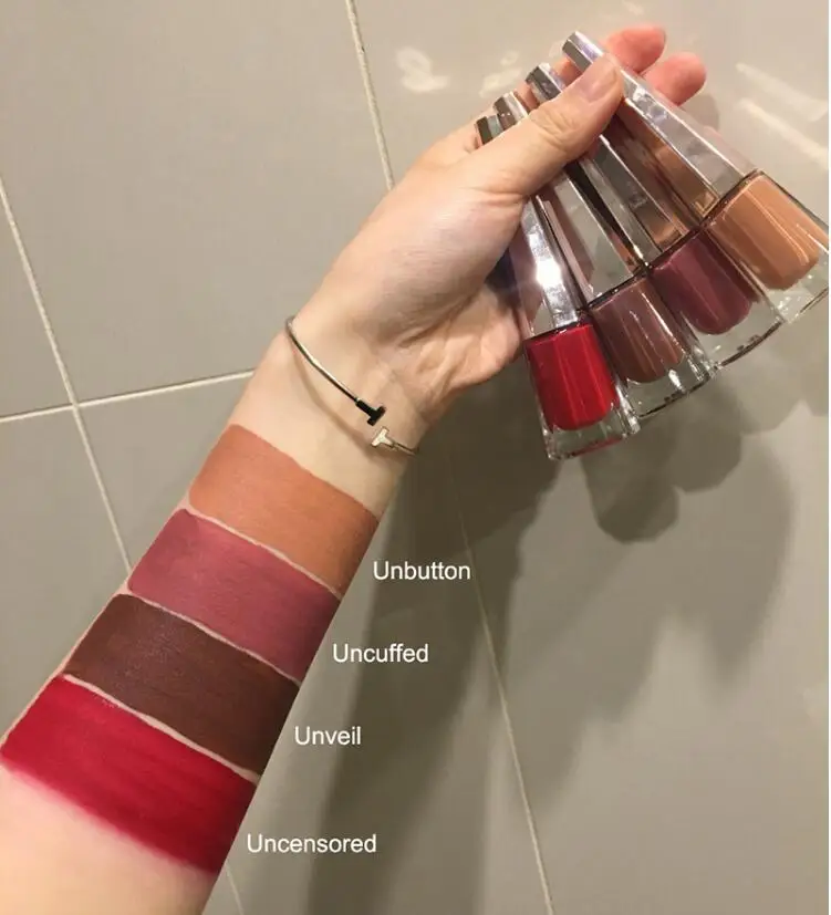 DropshippingMakeup подарок 12 цветов М губная помада набор Рождество снег губ набор матовая стойкая губная помада набор - Цвет: 4pc set
