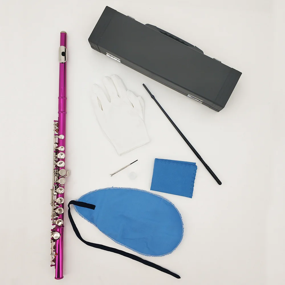 

Color 16 Hole C Flute Appearance Glorious Handfeel Comfortable Multi-color Selectable Playing Musical Instruments Manufacturers