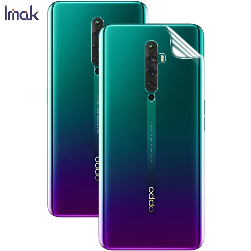 Back Screen 2pcs Imak Hydrogel III для OPPO Reno2 Z, 2 шт., защита для заднего экрана, передняя, задняя, полное покрытие, мягкая защитная пленка, не стекло - Цвет: Back Screen 2pcs