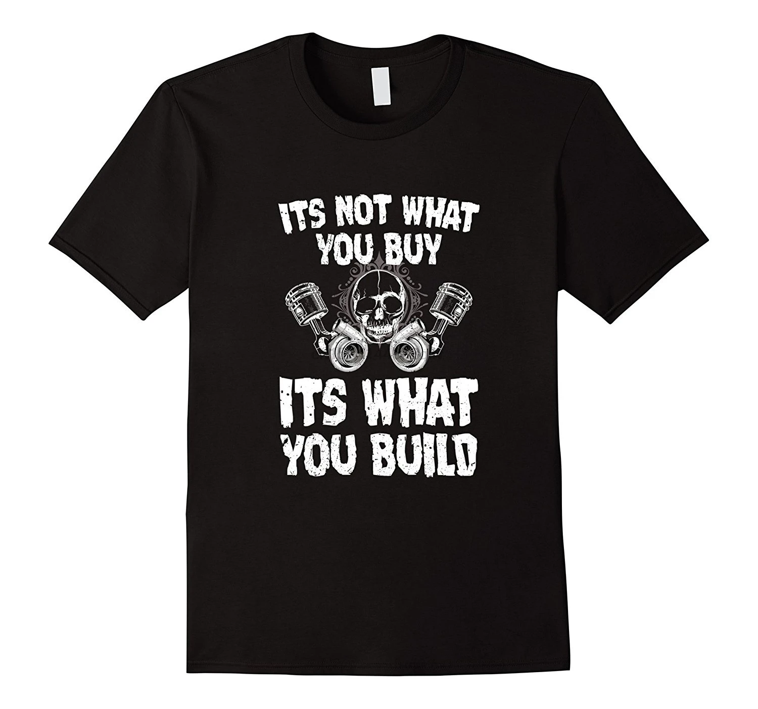 Аутентичная футболка с надписью WHAT YOU BUILD CAR Lover| |