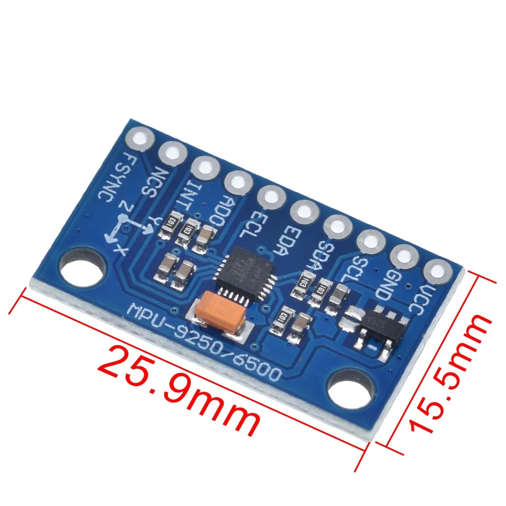 1 комплект SPI интерфейс межсоединений интегральных схем/I2C GY 9250 MPU 9 ось Отношение +