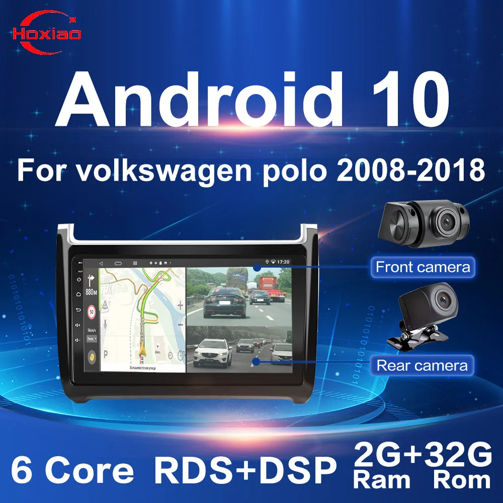 Универсальный Автомобильный мультимедийный плеер 2 din android 10 автомобильный