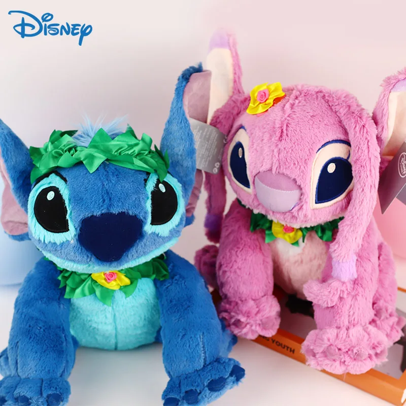 

36cm Disney Plush Toys Lilo & Stitch Doll 626 624 Angel Kawaii Soft Plush Doll Halloween Christmas Gift For Children