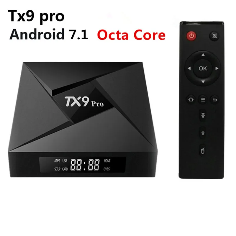 ТВ приставка TX9 PRO Android 7 1 8 ядер 3 + 32 ГБ 2 4 ГГц Wi Fi Bluetooth 4K|ТВ-приставки и медиаплееры| |