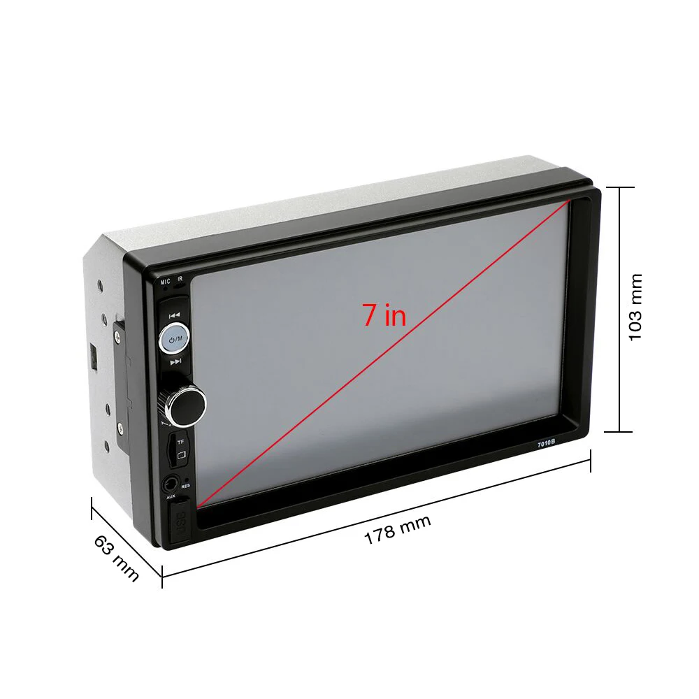 Car Family Radio 2 Din 7 Inch HD Radios Android Player radio Mirror Link 7010B MP5 FM USB SD Audio Stereo | Автомобили и