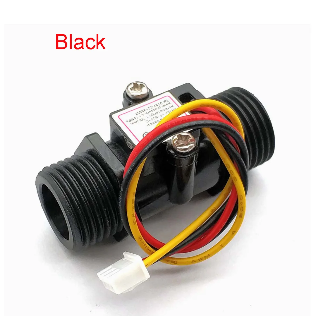 Расходомер для воды Датчик Холла расхода индикатор счетчик расходомер G1/2 0 5 25