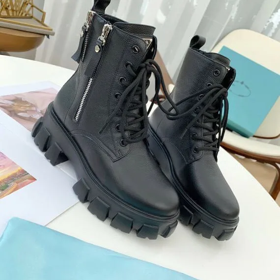 

Designer brand luxury women shoes 2021 New autumn women's Martens boots Women's shoes with thick soles Casual women's boots