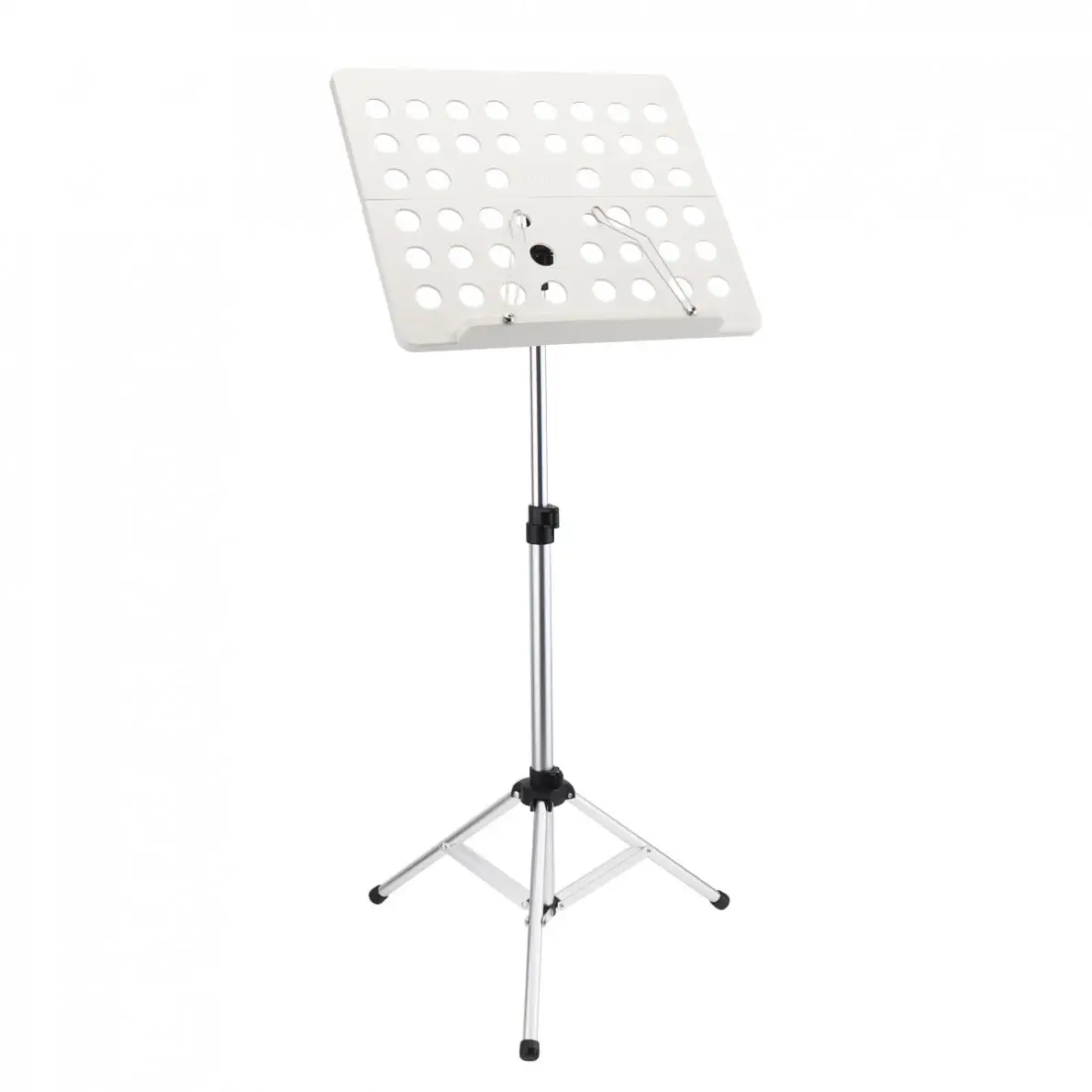 

Flanger Folding Lightweight Music Stand ABS Sheet Aluminum Tripod Stand Holder Height Adjustable with Carrying Soft Cotton Bag