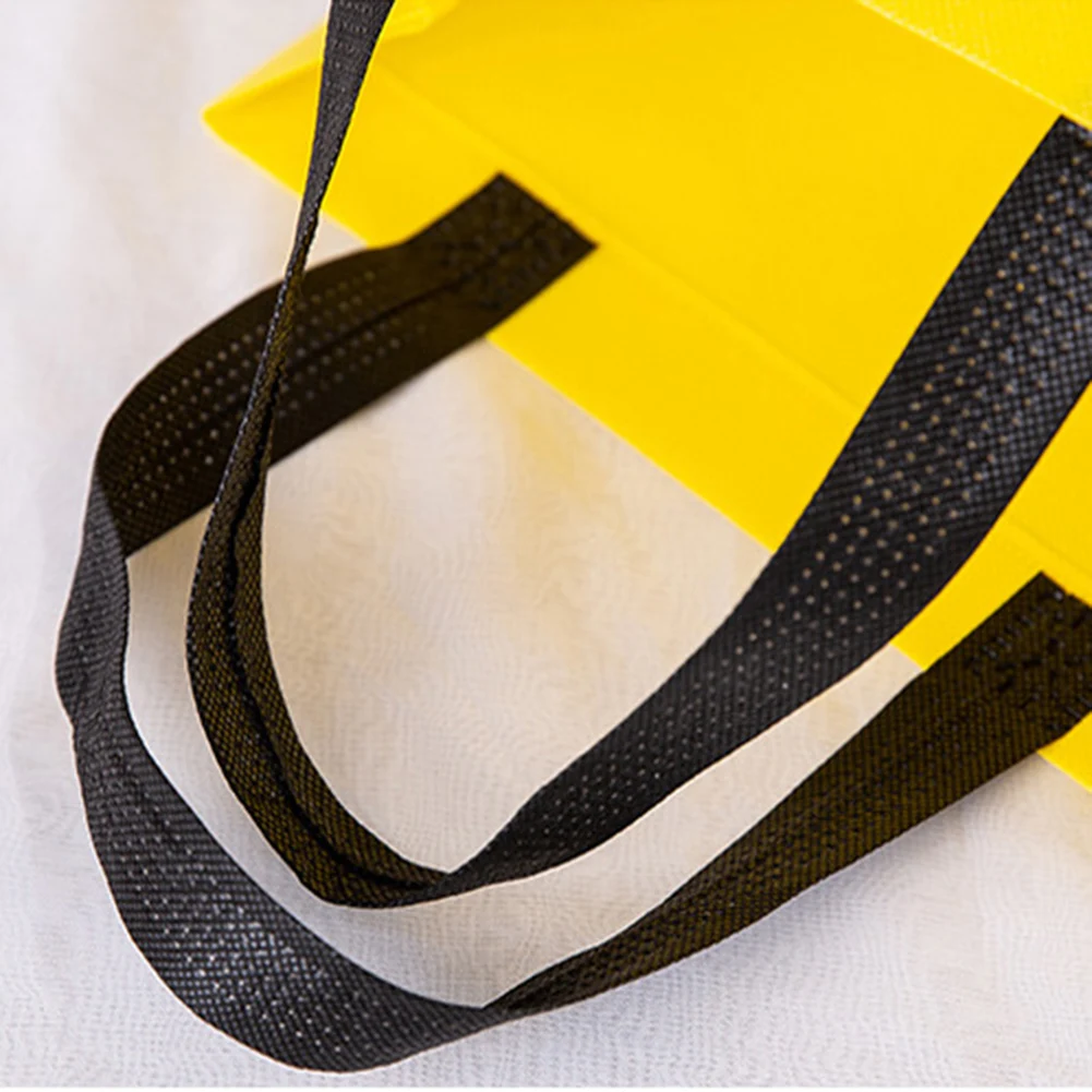 Однотонная Повседневная Складная сумка для покупок многоразовая эко тканевая