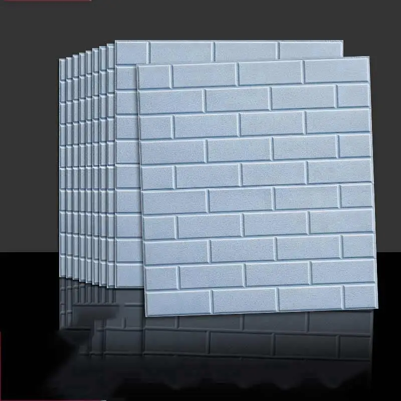 70*77 см 3D PE пенка камень кирпич Панель Наклейки на стены для декора дома Гостиная