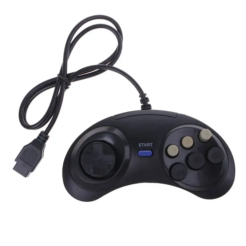 6 кнопочная Проводная прокладка геймпад для игры Sega Mega Drive Megadrive MD Genesis игровой
