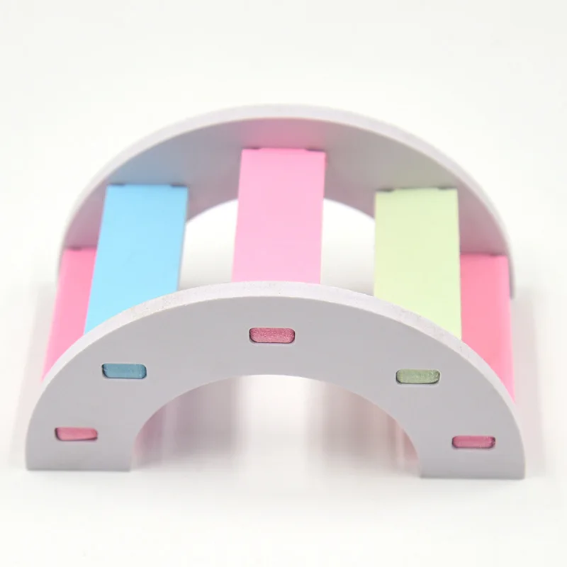 

PVC Hamster Bridge Toys Eco-friendly Climbing Toys Rainbow Ladder Bridge Hanging Toys Rat Mouse Cage Toys Small Animals Supplies