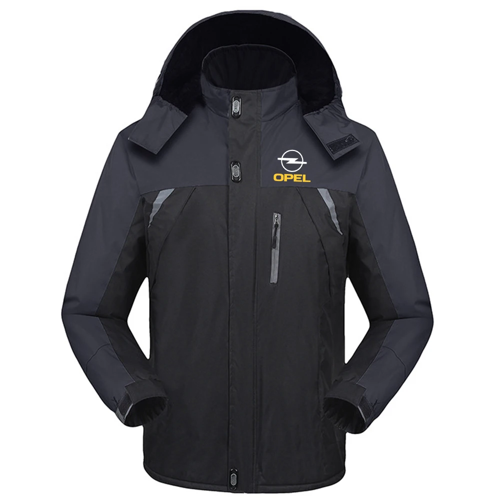

2021 Mens New Winter OPEL Logo Thicken Windbreaker Waterproof Warm Outdoor Cold-Proof Mountaineering Clothing Coats Jackets