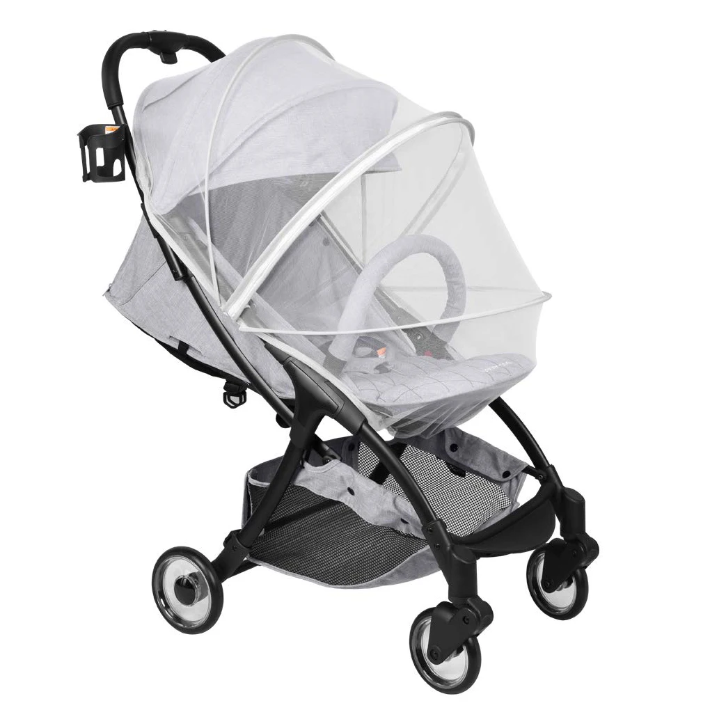 Mosquitera segura para cuna de ni&ntilde;os, red antiinsectos para cochecito de beb&eacute;, accesorios para cochecito, 1 unidad, gran oferta-0