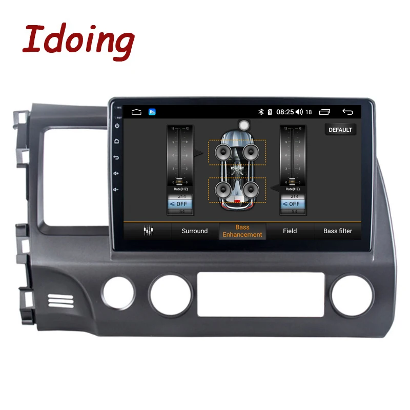 

Idoing 10.2"4G+64G Octa Core Car Android auto Radio Multimedia Player For Honda CIVIC 2006-2011 2.5D DSP GPS Navigation no 2 din