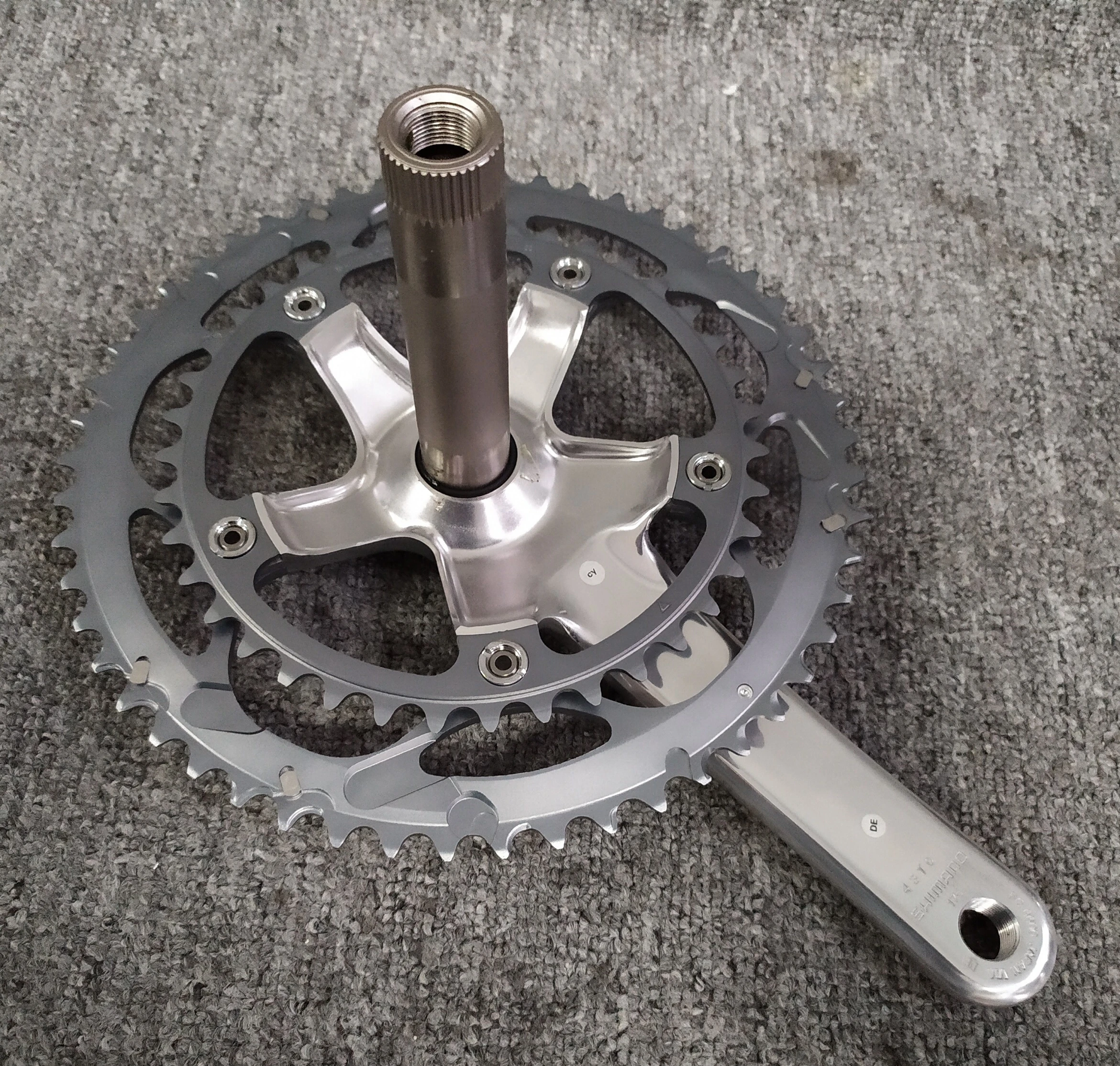 

Mano Ultegra 6600 crankset Vintage Road bike crankset Crankset Rare to see 175mm 53/39T BCD130 Crankset