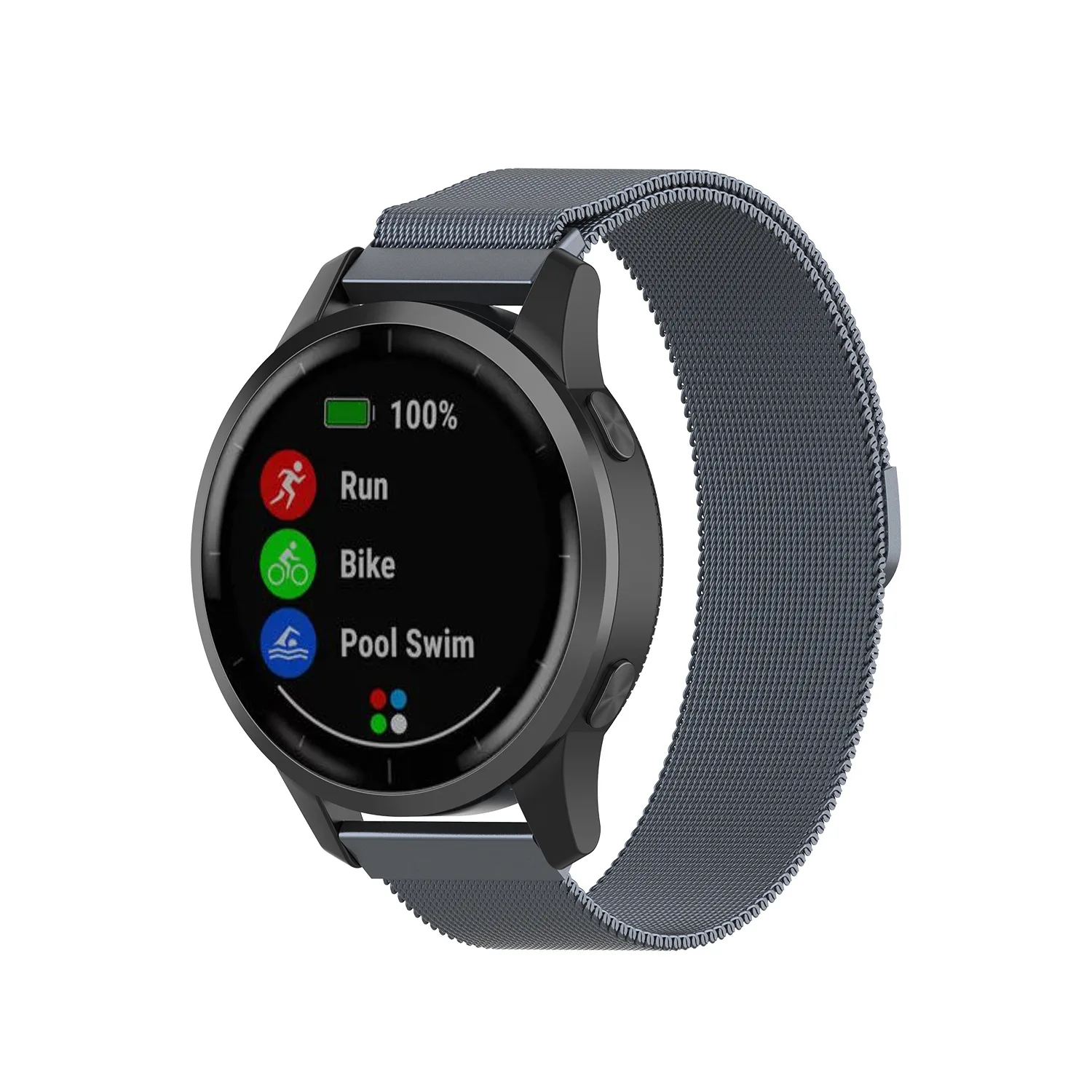 COMLYO, 22 мм, Смарт-часы, браслеты на запястье для Garmin vivoactive, 4 ремешка, Миланский ремешок для часов, браслет на запястье Garmin Vivoactive4