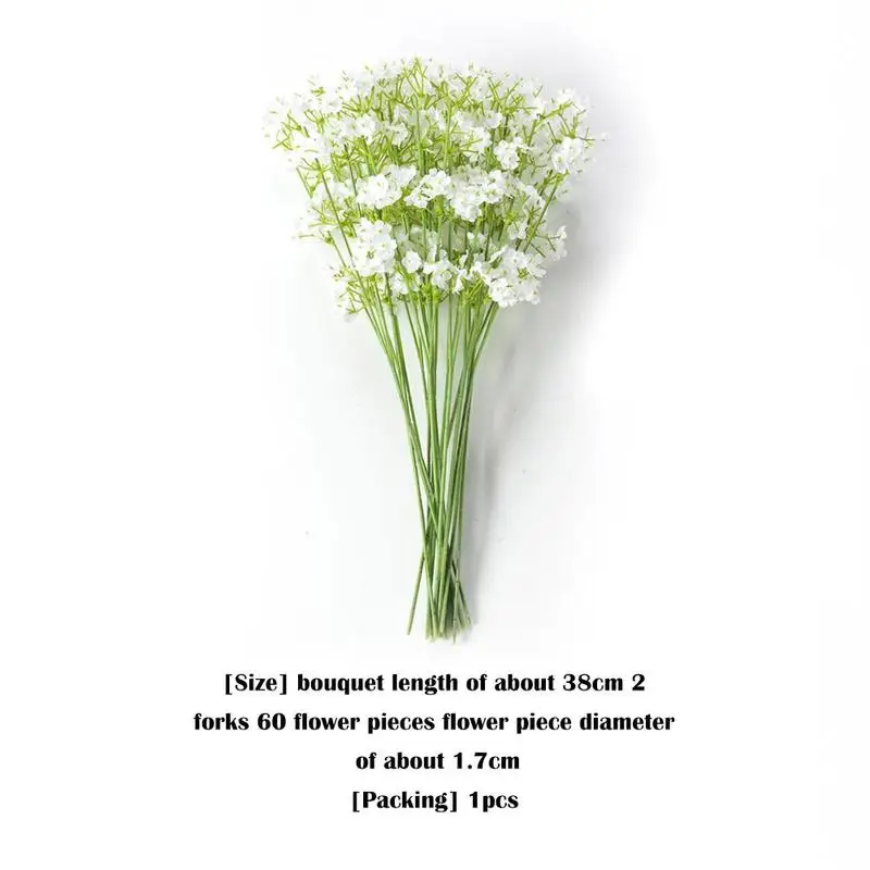 1 шт. гипсофила цветок филиал Искусственные Свадебные Декоративные DIY Шелковый