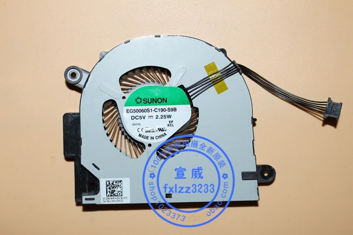 Процессор охлаждающий вентилятор для lenovo 4000 Z51-70 Z41-70 Y50C Xiaoxin V4000 DFS561405PL0T FGJA EG50060S1-C190-S9B 5 Pin радиатора охлаждения
