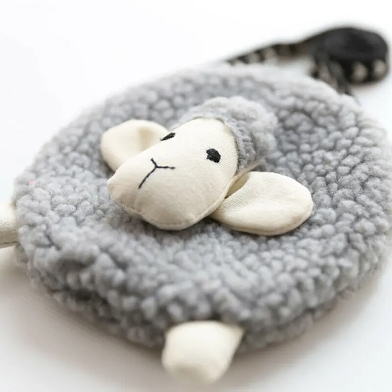 Сумка из искусственного меха для маленьких девочек Мягкая Повседневная Милая