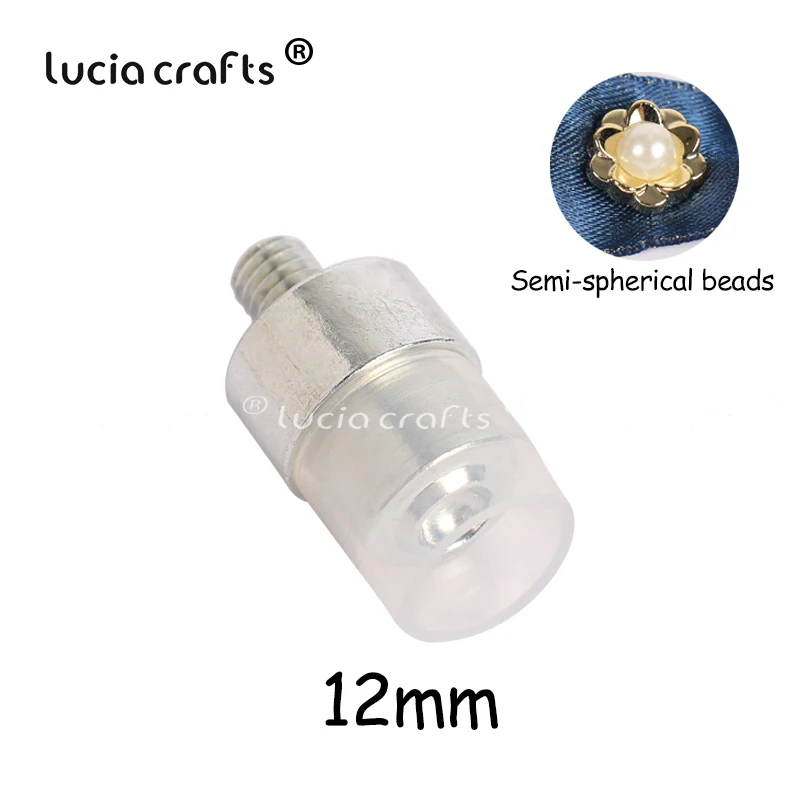 S5 Semicircle 1pcs 1 шт/100 шт/500 шт 4 мм/5 мм/6 мм/8 мм/10 мм/12 мм гайка сопло заклепки четыре когтя для прибивания бусин Бисероплетение машины аксессуары J0243 - Цвет: S5 Semicircle 1pcs
