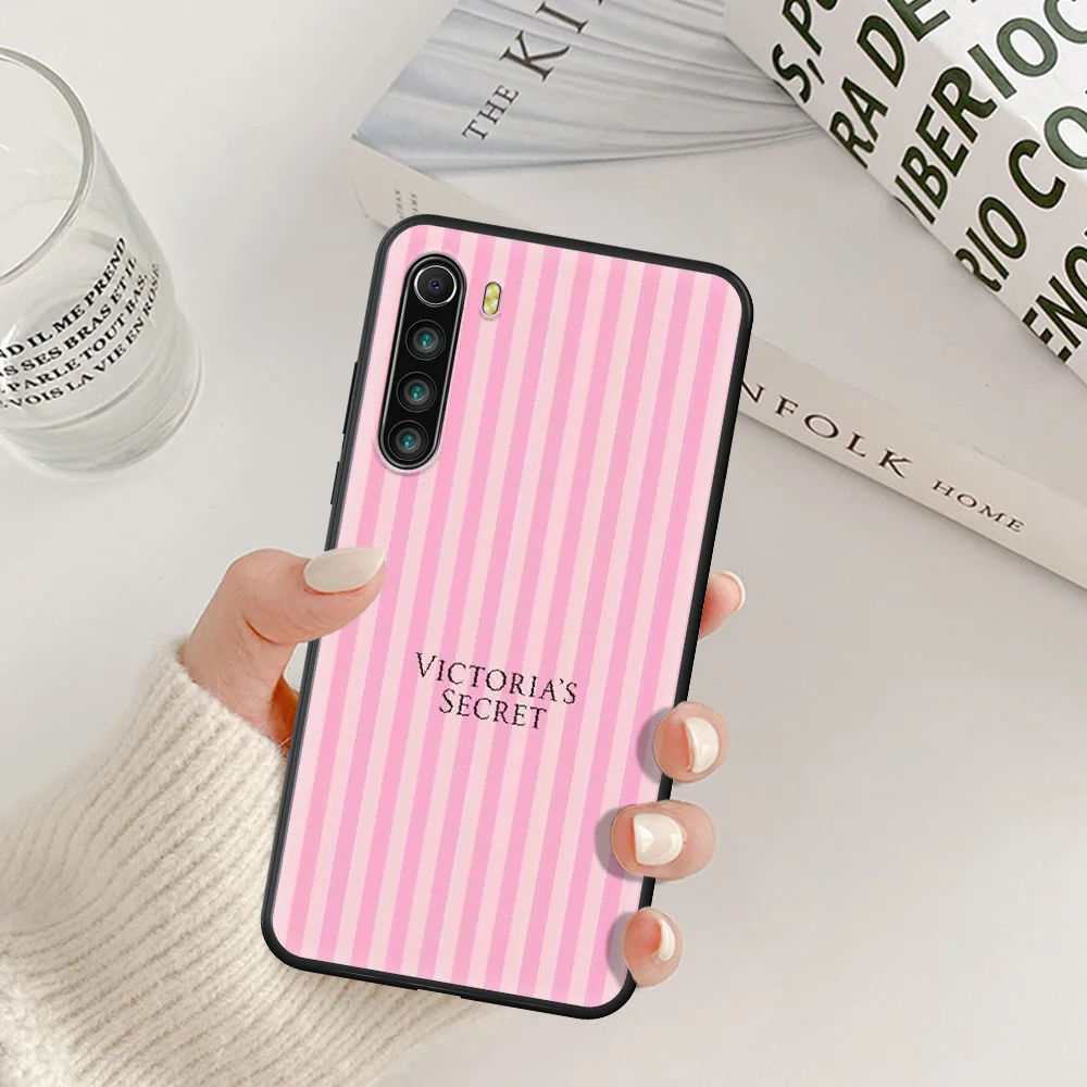 

Pink Secret With Victoriaes Phone Case For Xiaomi Redmi Note 7 8 8T 9 9S 4X 7 7A 9A K30 Pro Ultra black Cell Silicone Hoesjes
