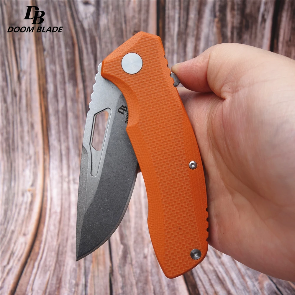 7," FH11 60-61HRC ножи G10 ручка складной нож Открытый выживания фрукты EDC инструмент кемпинг охотничий нож s кухонные ножи