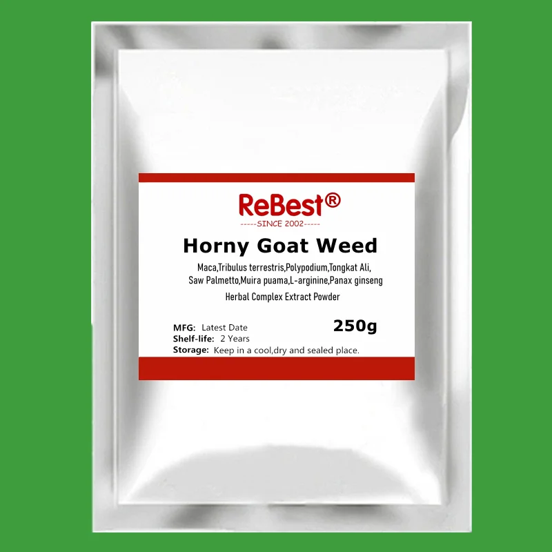 Лучший порошок травяного экстракта козьего сорняка Maca Tongkat Ali трибулус
